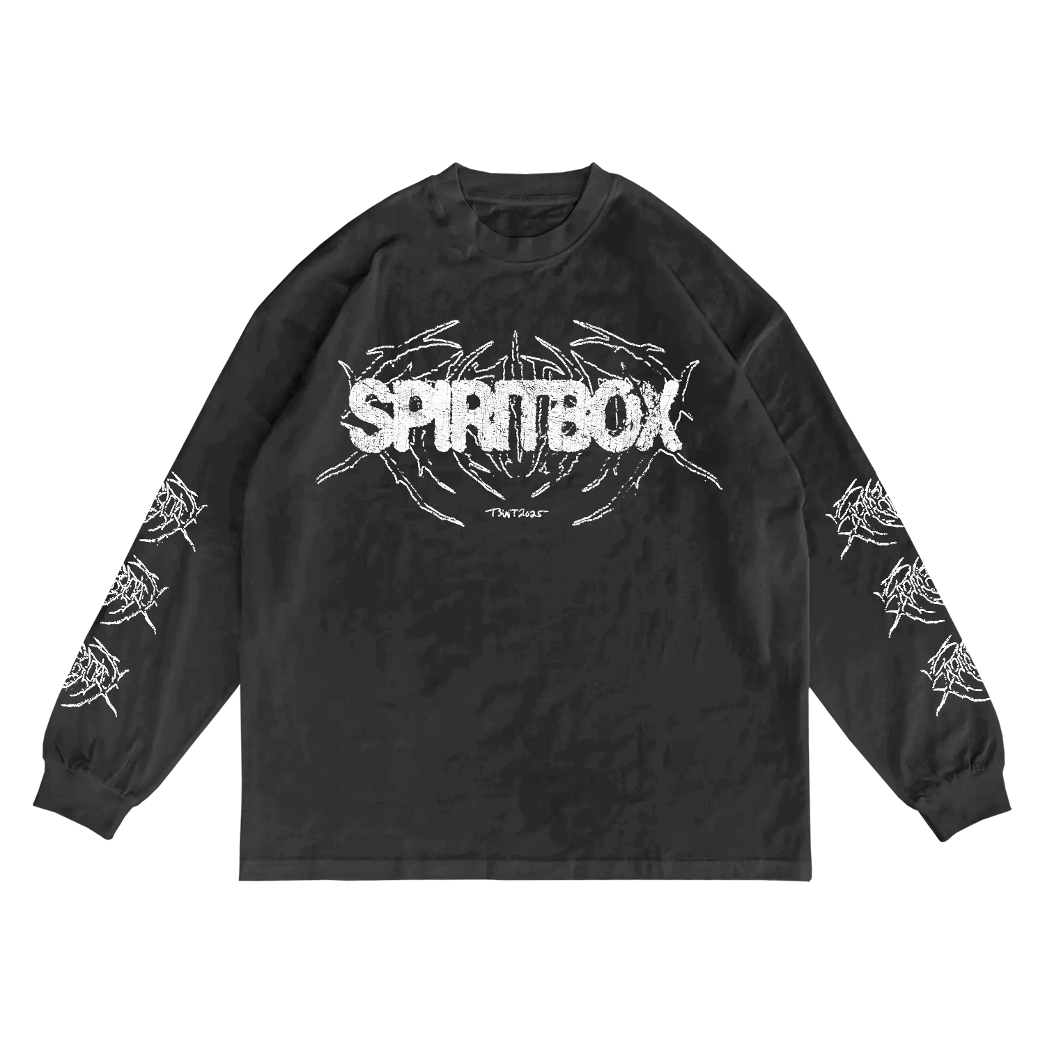 Black Rainbow Lyric Shadow Long Sleeve – Tsunami Sea Black Rainbow Lyric Shadow Long Sleeve – Tsunami Sea