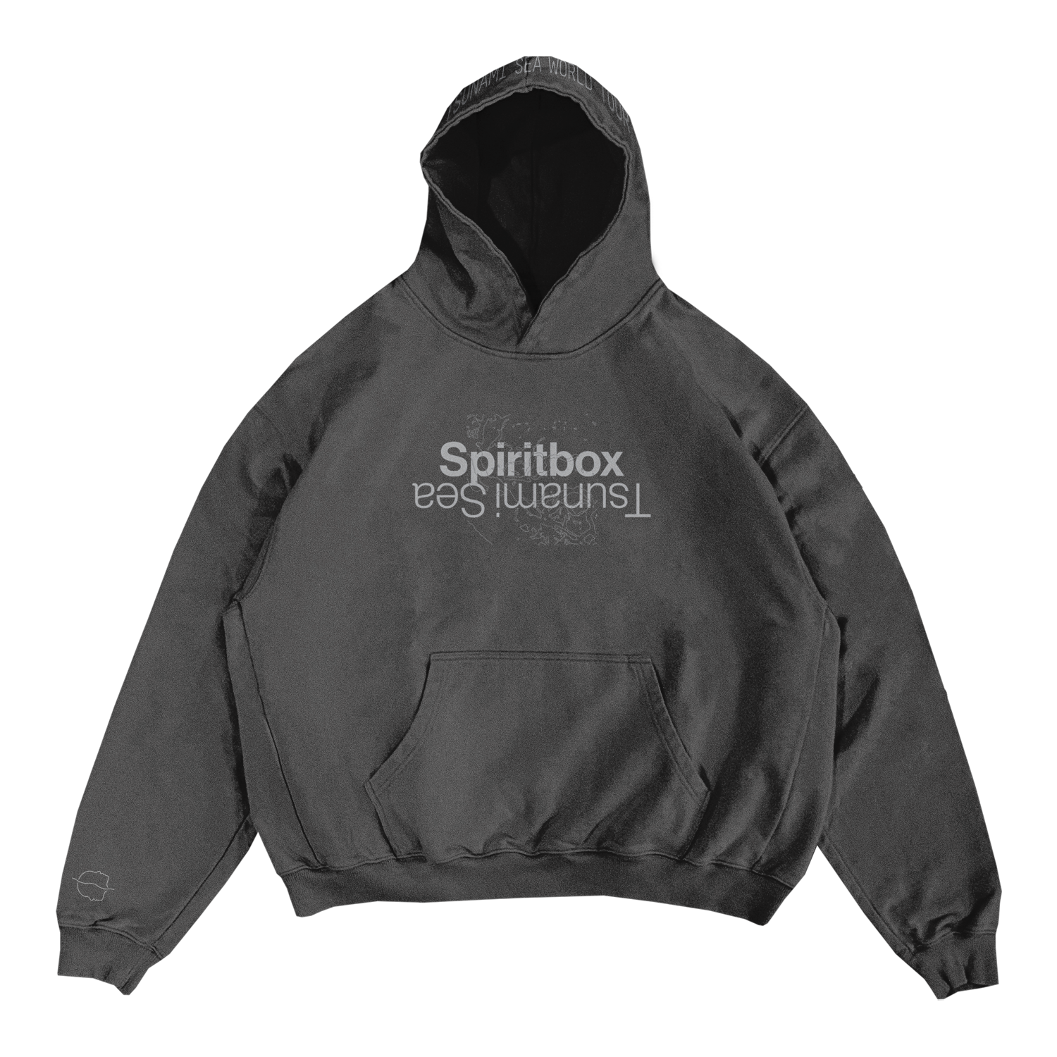 Crash Pigment Black Pullover – Tsunami Sea Crash Pigment Black Pullover – Tsunami Sea
