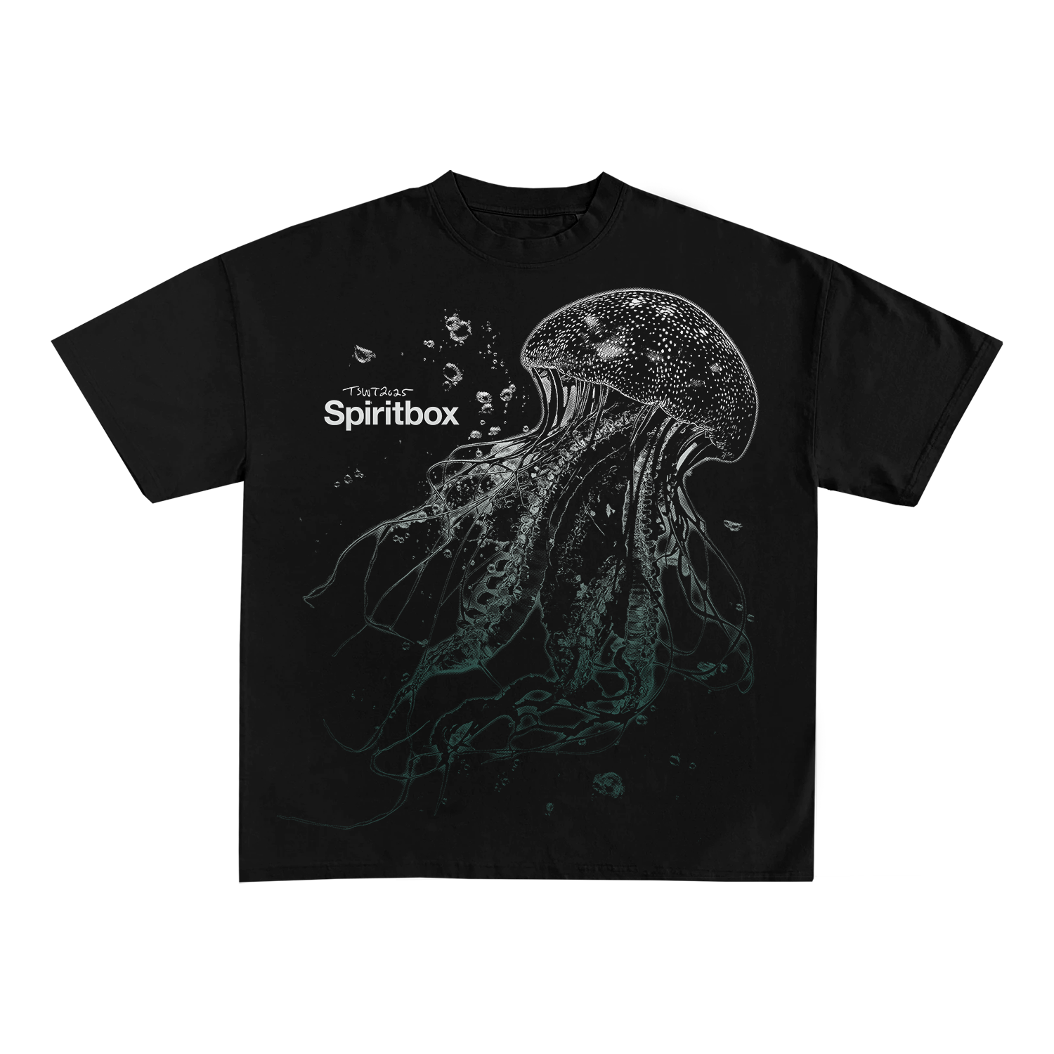 Jellyfish Tour Black T-Shirt – Tsunami Sea