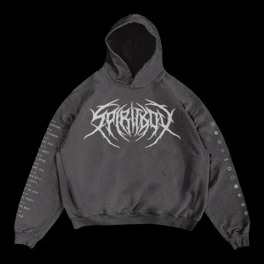 Death Metal Album Branded Vintage Black Pullover