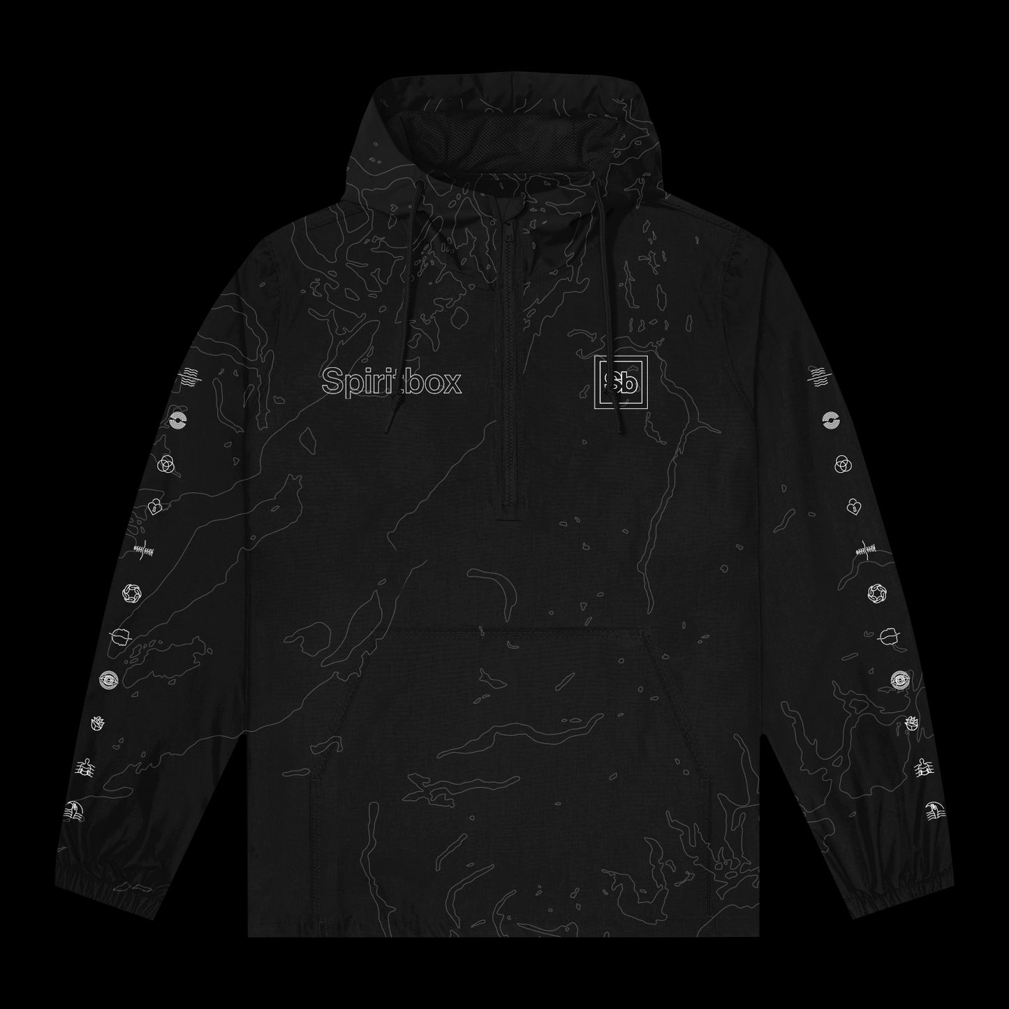 Tsunami Sea Branded Custom Anorak Windbreaker