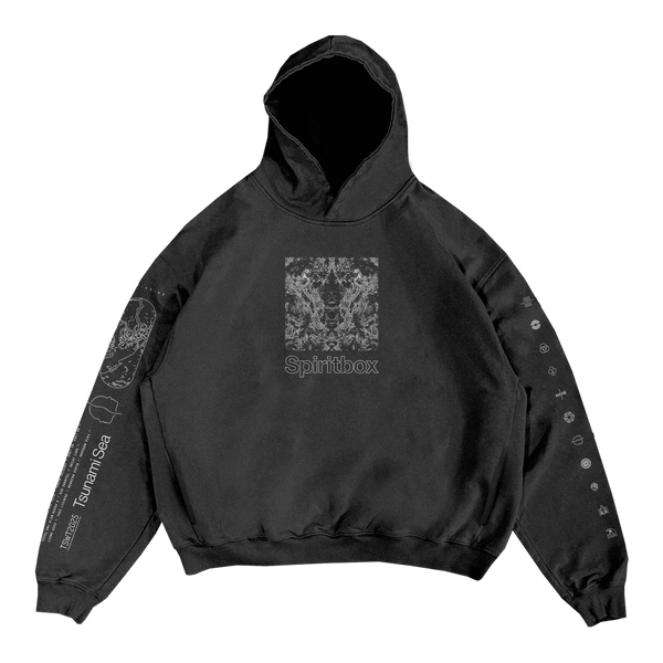 Kaleidoscope Faded Black Pullover – Tsunami Sea