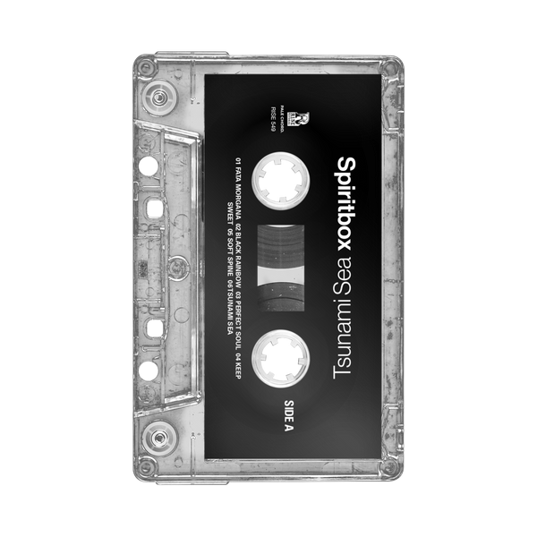 【THE EASTERN OFFENSIVE】VA Cassette Tape Tsunami Sea Clear w/ Black Liner Cassette Tape