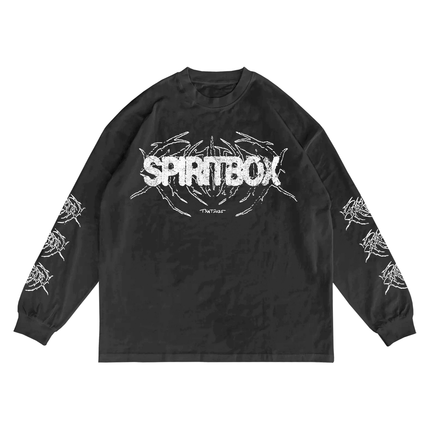 Black Rainbow Lyric Shadow Long Sleeve – Tsunami Sea Black Rainbow Lyric Shadow Long Sleeve – Tsunami Sea