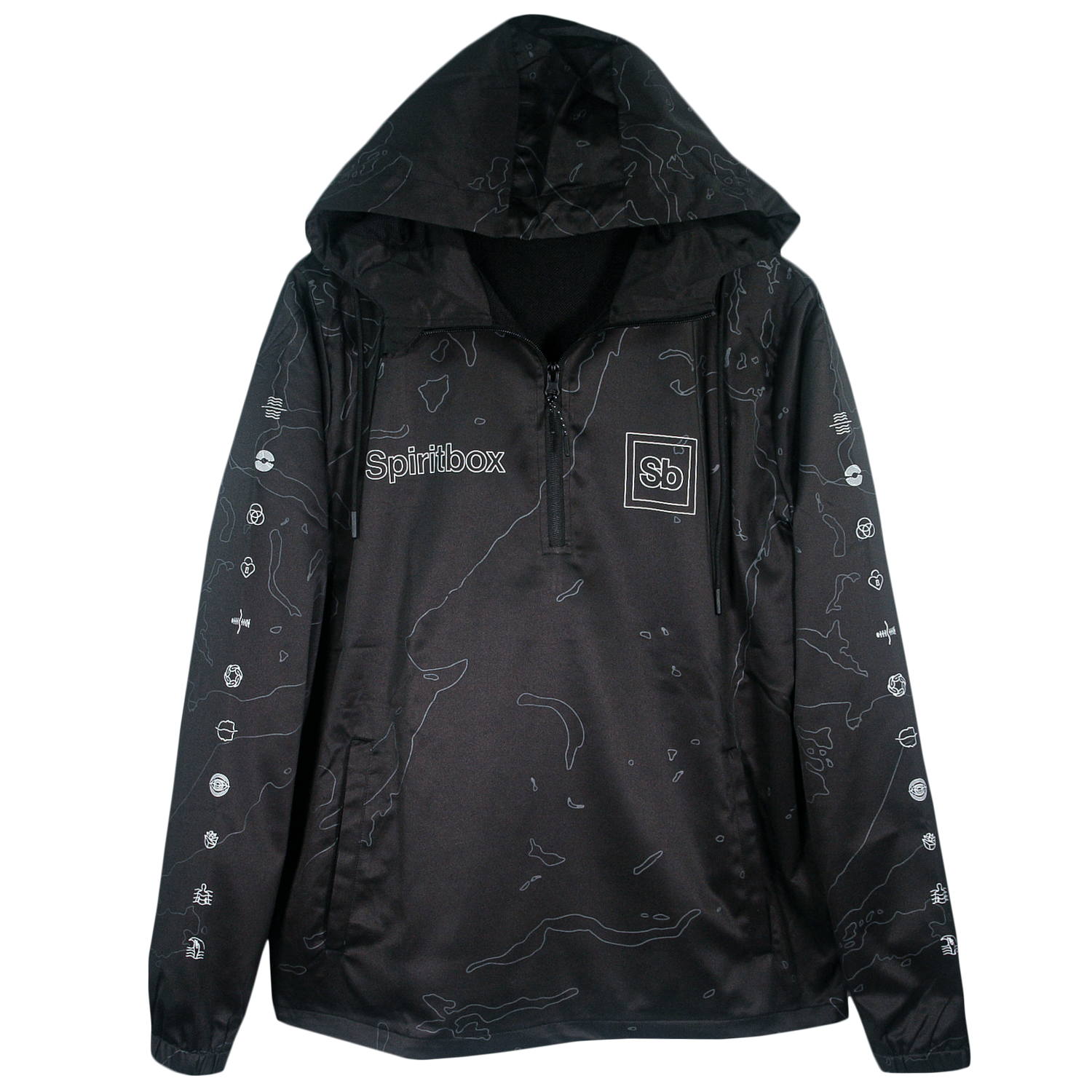Tsunami Sea Branded Custom Anorak Windbreaker