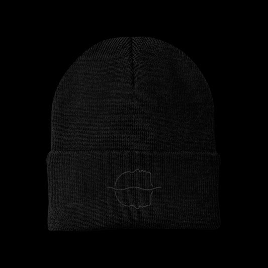 Tsunami Sea Icon Black Beanie